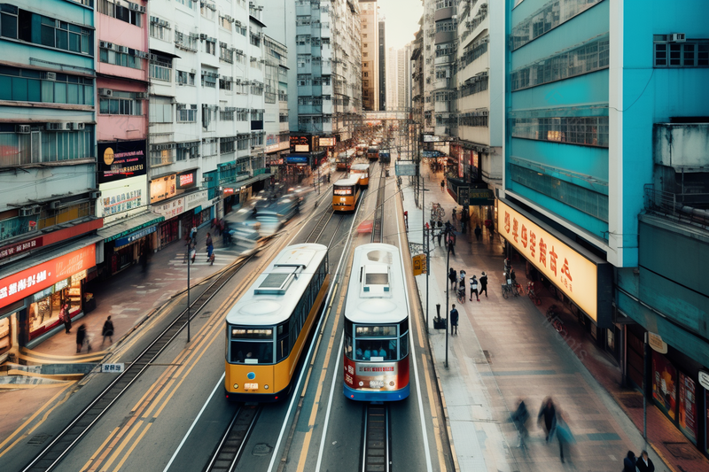 繁华街道港式中环商业街巴士摄影,高清,摄影图,摄影图片,图片大全,摄影图免费下载